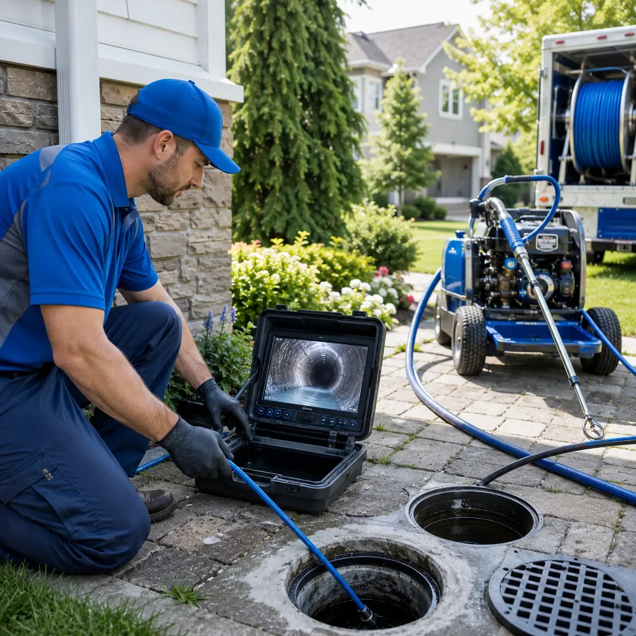 Outdoor drain cleaning professionals serving New Lisbon, NY